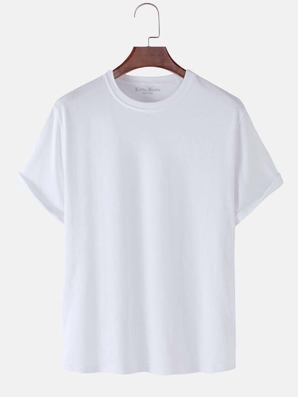 ROUND NECK T-SHIRTS WHITE
