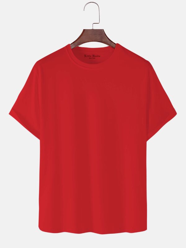 ROUND NECK T-SHIRTS RED