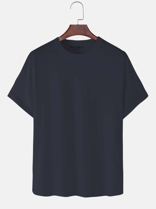 ROUND NECK T-SHIRTS BLACK